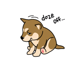 Japanese Shiba Inu 2  English version sticker #6716429