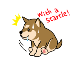 Japanese Shiba Inu 2  English version sticker #6716431