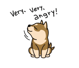 Japanese Shiba Inu 2  English version sticker #6716435