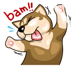 Japanese Shiba Inu 2  English version sticker #6716438