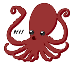 Dancing Octopus sticker #6716608