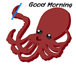 Dancing Octopus sticker #6716610