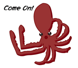 Dancing Octopus sticker #6716616