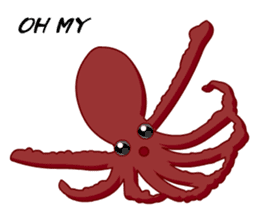 Dancing Octopus sticker #6716620