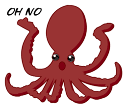 Dancing Octopus sticker #6716621
