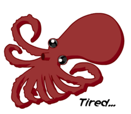 Dancing Octopus sticker #6716627
