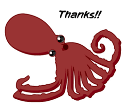 Dancing Octopus sticker #6716638