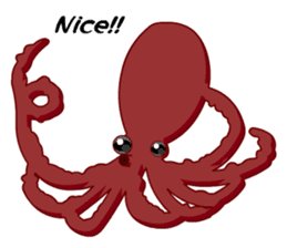 Dancing Octopus sticker #6716639