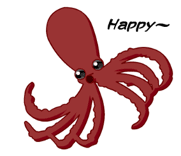 Dancing Octopus sticker #6716641