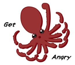 Dancing Octopus sticker #6716643