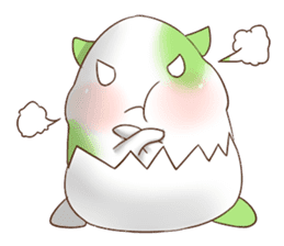 Colorful Eggshell Cat sticker #6717824