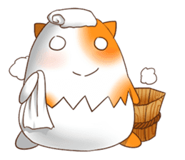 Colorful Eggshell Cat sticker #6717831