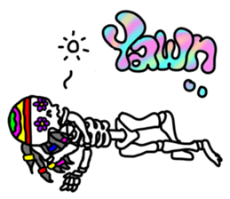 Hippie Skull sticker #6718630