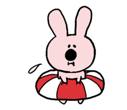 SwimmingRingRabbit sticker #6718656