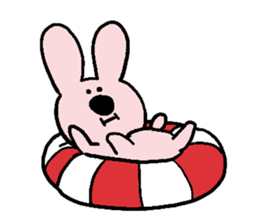 SwimmingRingRabbit sticker #6718664