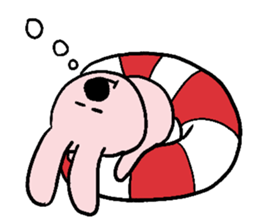 SwimmingRingRabbit sticker #6718678