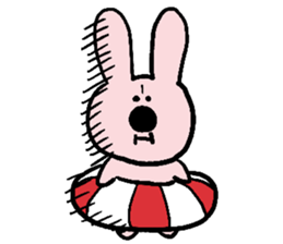 SwimmingRingRabbit sticker #6718686