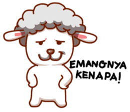 Yandee cute sheep sticker #6719612