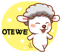 Yandee cute sheep sticker #6719621