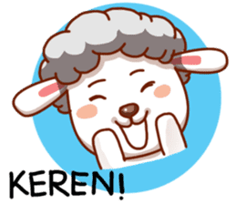 Yandee cute sheep sticker #6719622
