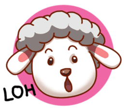 Yandee cute sheep sticker #6719623
