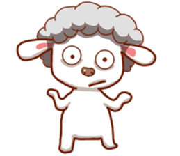 Yandee cute sheep sticker #6719632