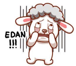 Yandee cute sheep sticker #6719634