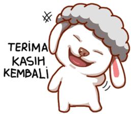 Yandee Cute Sheep By Jang Sticker 6719644