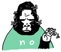 THE SILENT GORILLA sticker #6719929