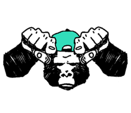 THE SILENT GORILLA sticker #6719941