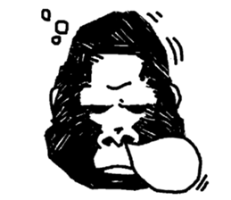 THE SILENT GORILLA sticker #6719944