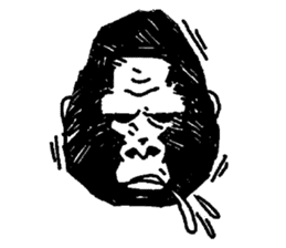 THE SILENT GORILLA sticker #6719949