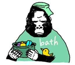 THE SILENT GORILLA sticker #6719958