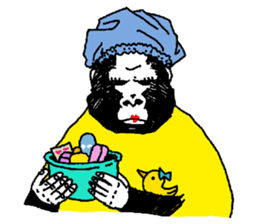 THE SILENT GORILLA sticker #6719960