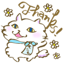 Cats to say thanks! sticker #6720100