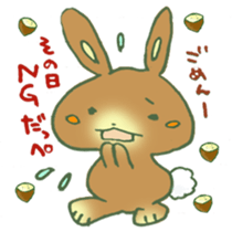 Maron Tochigi rabbit! sticker #6720373
