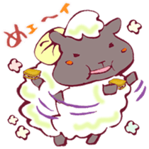 The Sheep Born in Hokkaido! sticker #6720409