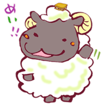 The Sheep Born in Hokkaido! sticker #6720410