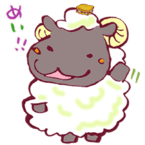 The Sheep Born in Hokkaido! sticker #6720410