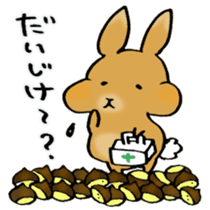 Maron Tochigi rabbit 002 sticker #6720529