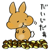 Maron Tochigi rabbit 002 sticker #6720530