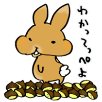 Maron Tochigi rabbit 002 sticker #6720534