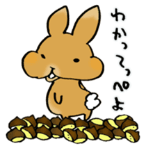 Maron Tochigi rabbit 002 sticker #6720534