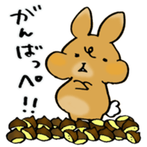 Maron Tochigi rabbit 002 sticker #6720558