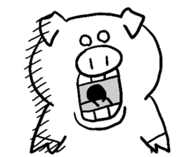 ThePig(Surprised) sticker #6720592