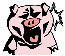 ThePig(Surprised) sticker #6720594