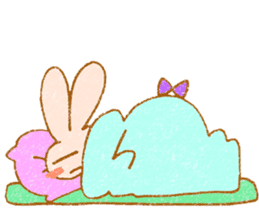 Cheerful rabbit MIMIMI sticker #6720933