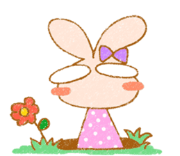 Cheerful rabbit MIMIMI sticker #6720934