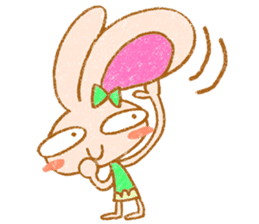 Cheerful rabbit MIMIMI sticker #6720940