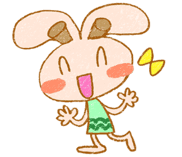 Cheerful rabbit MIMIMI sticker #6720945